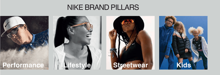 nike brand pillars